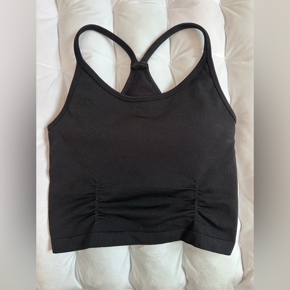 Women’s Sports Bra / Cropped Tank, Black, size small - Picture 4 of 5